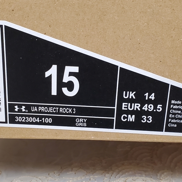 UA Project Rock 3 CNY Trainers - Picture 10 of 12